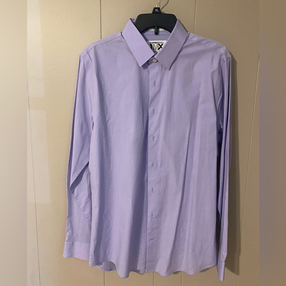 Express 1MX Large Slim Fit Dress Shirt
